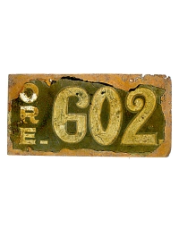 old Oregon metal license plates 2