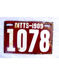 old Pennsylvania metal license plates 9