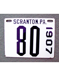 old Pennsylvania metal license plates 7