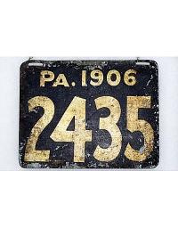 old Pennsylvania metal license plates 1