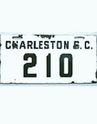old South Carolina porcelain license plates