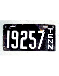 old Tennessee metal license plates 1