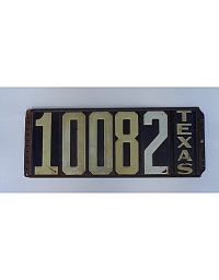 old Texas metal license plates 5