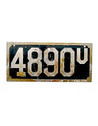 old Utah metal license plates 2